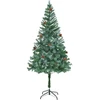 Dirbtinė Kalėdų eglutė su 300 LED Žalia 180 cm PVC ir plienas
