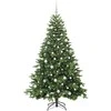 Dirbtinė Kalėdų eglutė su 300 LED Žalia 180 cm PE ir PVC