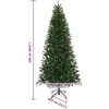 Dirbtinė Kalėdų eglutė su 300 LED Žalia 240 cm PE ir PVC