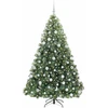 Dirbtinė Kalėdų eglutė su 300 LED Žalia 180 cm PE ir PVC