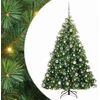 Dirbtinė Kalėdų eglutė su 300 LED Žalia 180 cm PE ir PVC