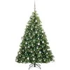 Dirbtinė Kalėdų eglutė su 300 LED Žalia 180 cm PE ir PVC