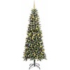Dirbtinė Kalėdų eglutė su 300 LED Žalia 96 x 96 x 240 cm