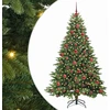Dirbtinė Kalėdų eglutė su 300 LED Žalia 180 cm PE ir PVC