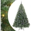 Dirbtinė Kalėdų eglutė su 300 LED Žalia 240 cm PE ir PVC