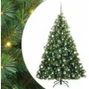Dirbtinė Kalėdų eglutė su 300 LED Žalia 210 cm PE ir PVC