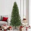 Dirbtinė Kalėdų eglutė su 300 LED Žalia 180 cm PE ir PVC