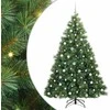 Dirbtinė Kalėdų eglutė su 300 LED Žalia 210 cm PE ir PVC