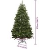 Dirbtinė Kalėdų eglutė su 300 LED Žalia 270 cm PVC ir metalas