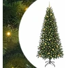 Dirbtinė Kalėdų eglutė su 300 LED Žalia 240 cm PE ir PVC