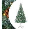 Dirbtinė Kalėdų eglutė Žalia 210 cm PVC ir plienas