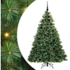 Dirbtinė Kalėdų eglutė su 300 LED Žalia 180 cm PE ir PVC