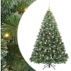 Dirbtinė Kalėdų eglutė su 300 LED Žalia 210 cm PE ir PVC