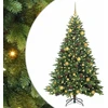 Dirbtinė Kalėdų eglutė su 300 LED Žalia 180 cm PE ir PVC