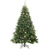 Dirbtinė Kalėdų eglutė su 300 LED Žalia 210 cm PE ir PVC