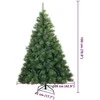 Dirbtinė Kalėdų eglutė su 300 LED Žalia 180 cm PE ir PVC
