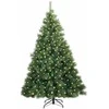 Dirbtinė Kalėdų eglutė su 300 LED Žalia 210 cm PE ir PVC
