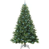 Dirbtinė Sulankstoma Kalėdų Eglutė 240 cm 300 LED Šilta balta