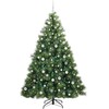 Dirbtinė Kalėdų eglutė su 300 LED Žalia 210 cm PE ir PVC