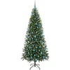 Dirbtinė Kalėdų eglutė su 300 LED Žalia 180 cm PE ir PVC
