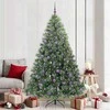 Dirbtinė Kalėdų eglutė su 300 LED Žalia 210 cm PE ir PVC