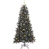 Dirbtinė Kalėdų eglutė su 300 LED Žalia 129.5 x 129.5 x 240 cm