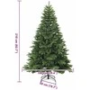 Dirbtinė Kalėdų eglutė su 300 LED Žalia 210 cm PE ir PVC