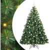 Dirbtinė Kalėdų eglutė su 300 LED Žalia 210 cm PE ir PVC