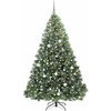 Dirbtinė Kalėdų eglutė su 300 LED Žalia 210 cm PE ir PVC