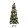 Dirbtinė Kalėdų eglutė Žalia 210 cm PVC, plastikas ir plienas