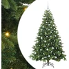 Dirbtinė Kalėdų eglutė su 300 LED Žalia 180 cm PE ir PVC