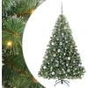 Dirbtinė Kalėdų eglutė su 300 LED Žalia 180 cm PE ir PVC