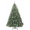 Dirbtinė Kalėdų eglutė su 300 LED Žalia 240 cm PE ir PVC
