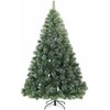 Dirbtinė Kalėdų eglutė su 300 LED Žalia 210 cm PE ir PVC