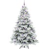 Dirbtinė Kalėdų eglutė su 300 LED Balta 240 cm PE ir PVC