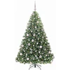 Dirbtinė Kalėdų eglutė su 300 LED Žalia 180 cm PE ir PVC