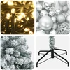 Dirbtinė Kalėdų eglutė su burbulais 120 cm 150 LED Šilta balta