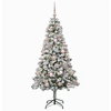 Dirbtinė Kalėdų eglutė su burbulais 120 cm 150 LED Šilta balta