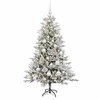 Dirbtinė Kalėdų eglutė su burbulais 120 cm 150 LED Šilta balta