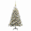 Dirbtinė Kalėdų eglutė su burbulais 120 cm 150 LED Šilta balta