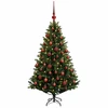 Dirbtinė Kalėdų eglutė su burbulais 120 cm 150 LED Šilta balta