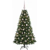 Dirbtinė Kalėdų eglutė su burbulais 120 cm 150 LED Šilta balta