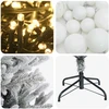 Dirbtinė Kalėdų eglutė su burbulais 120 cm 150 LED Šilta balta