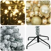 Dirbtinė Kalėdų eglutė su burbulais 120 cm 150 LED Šilta balta