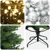 Dirbtinė Kalėdų eglutė su burbulais 120 cm 150 LED Šilta balta