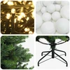 Dirbtinė Kalėdų eglutė su burbulais 120 cm 150 LED Šilta balta