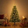 Dirbtinė Kalėdų eglutė su burbulais 120 cm 150 LED Šilta balta