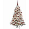 Dirbtinė Kalėdų eglutė su burbulais 120 cm 150 LED Šilta balta