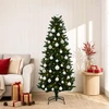 Dirbtinė Kalėdų eglutė su burbulais 120 cm 150 LED Šilta balta