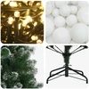 Dirbtinė Kalėdų eglutė su burbulais 120 cm 150 LED Šilta balta